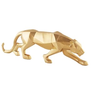 13099 ESCULTURA LEOPARDO 62X18X10CM