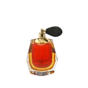 29-018 FRASCO PERFUME C/BORRIFICADOR VERMELHO C/AMARELO
